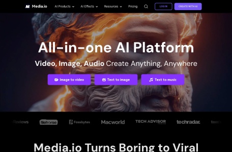Media.io AI Image Upscaler